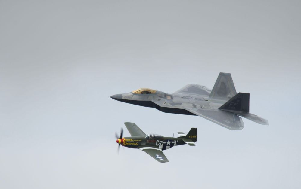 The Old and The New - P51 and Raptor
